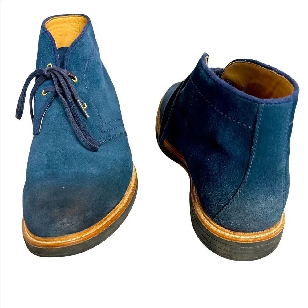 Men’s Ugg Dagmann Chukka Boot Lace-up Blue Suede Size 13
